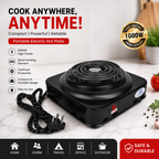 ✨HOT SELL 50% Off TODAY✨LIMITED OFFER 🔥HeatPro Portable Electric Hot Plate | Fast Heating Single Burner Electric Stove