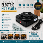 ✨HOT SELL 50% Off TODAY✨LIMITED OFFER 🔥HeatPro Portable Electric Hot Plate | Fast Heating Single Burner Electric Stove