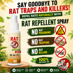 ✨HOT SELL 60% Off TODAY✨LIMITED OFFER 🔥Rat Repellent Spray – Safe, Effective, and Eco-friendly