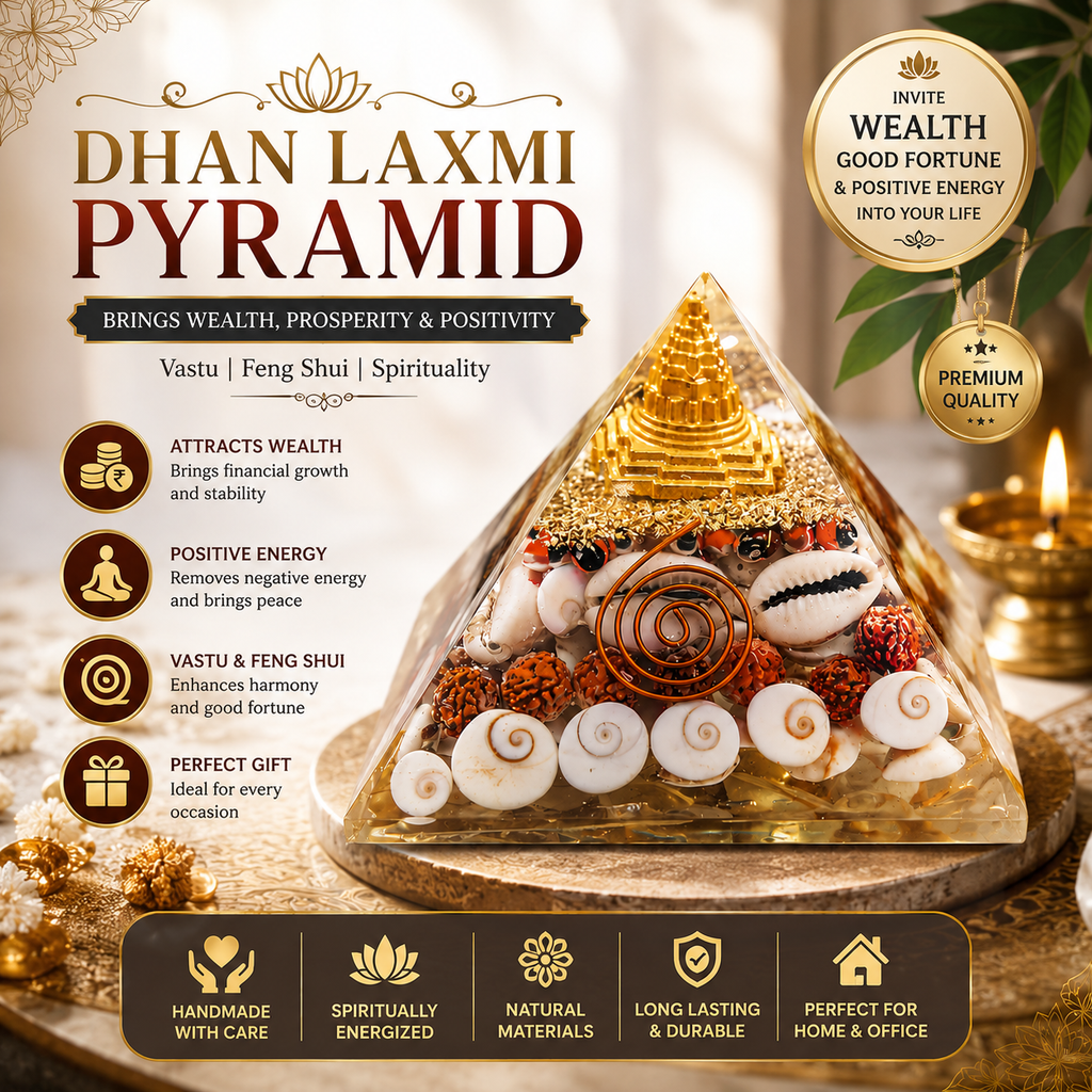 ✨HOT SELL 50% Off TODAY✨LIMITED OFFER🔥| Dhan Laxmi Pyramid (Positive Energy Amplification)