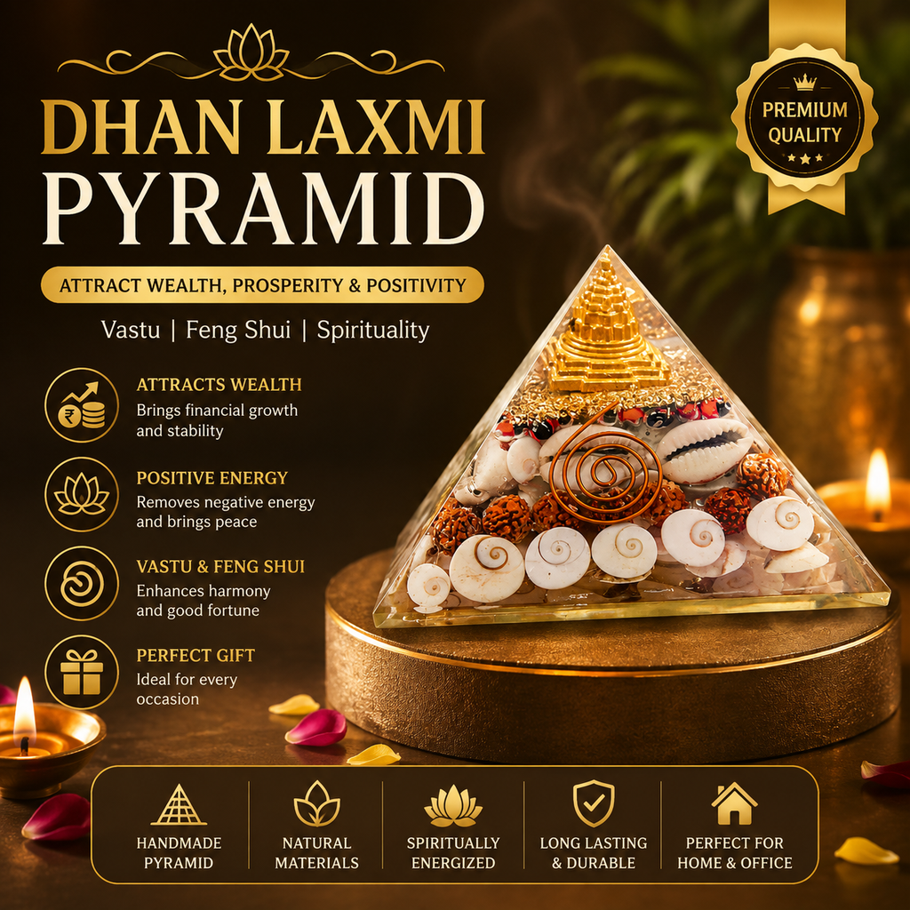✨HOT SELL 50% Off TODAY✨LIMITED OFFER🔥| Dhan Laxmi Pyramid (Positive Energy Amplification)